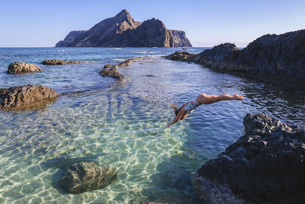 Porto Santo natural pools